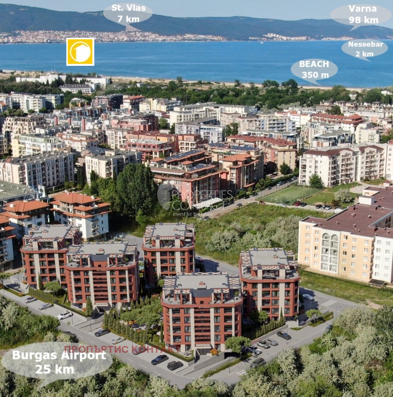 Продава 1-СТАЕН, к.к. Слънчев бряг, област Бургас, снимка 5 - Апартаменти - 53460953