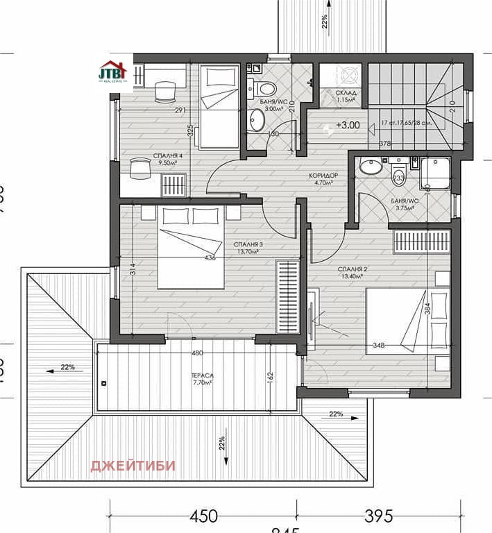 Продава КЪЩА, гр. Костинброд, област София област, снимка 8 - Къщи - 53843112
