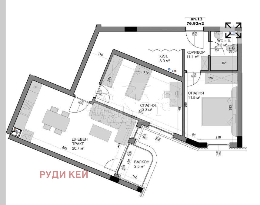 Продава 3-СТАЕН, гр. Варна, Владислав Варненчик 1, снимка 6 - Апартаменти - 54377904