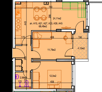 Eladó  2 hálószobás Stara Zagora , Tri csucsura - centar , 86 négyzetméter | 57859302 - kép [3]