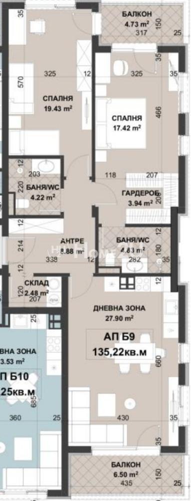 Продава 3-СТАЕН, гр. Пловдив, Беломорски, снимка 3 - Апартаменти - 56172972