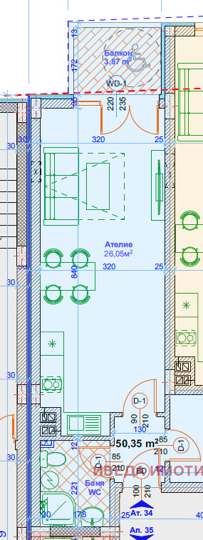 Продава 1-СТАЕН, гр. Варна, Възраждане 1, снимка 2 - Апартаменти - 52131754