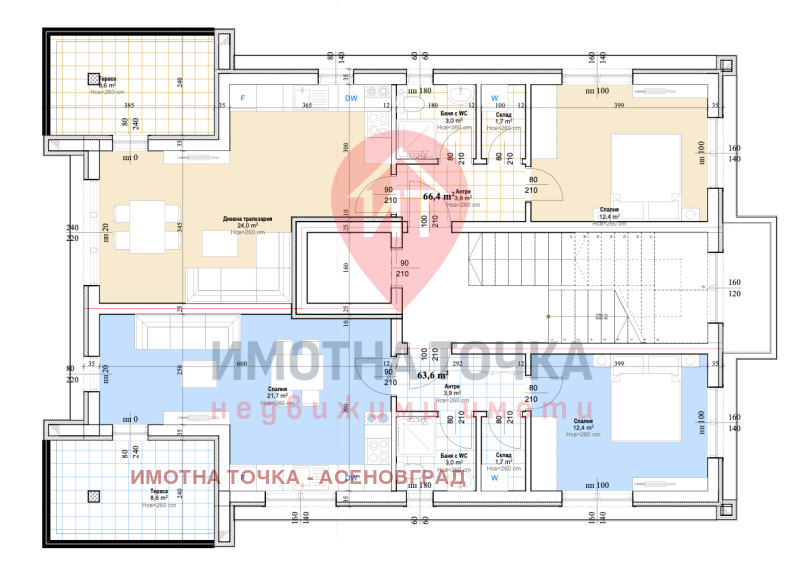 Продава 2-СТАЕН, гр. Асеновград, област Пловдив, снимка 3 - Aпартаменти - 47981487