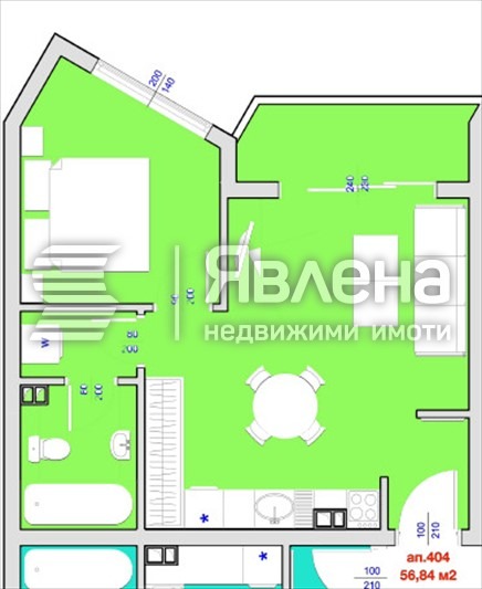 На продаж  1 спальня область Варна , Бяла , 57 кв.м | 75363746 - зображення [2]