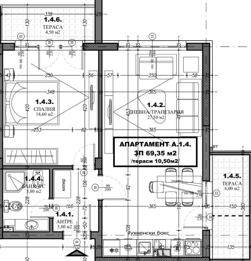 Продава 2-СТАЕН в област София, гр. Елин Пелин - 80 кв.м / 89 999 € » 176 022.74 лв., ХОУМ ТУ Ю ОФИС ХРИСТО БОТЕВ