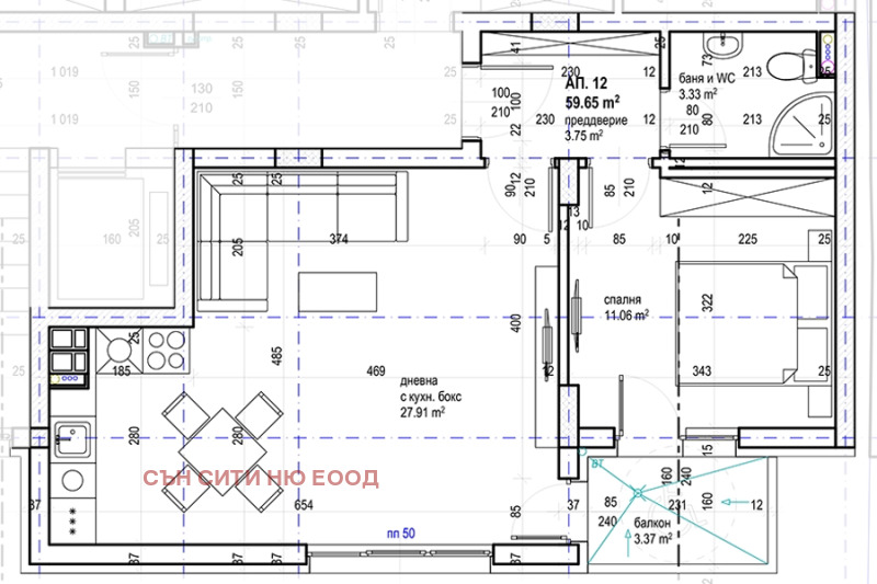 Продава 2-СТАЕН, гр. София, Надежда 2, снимка 1 - Aпартаменти - 48180914