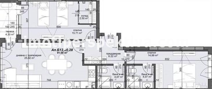 Продава 3-СТАЕН, гр. Пловдив, Тракия, снимка 9 - Апартаменти - 56528169
