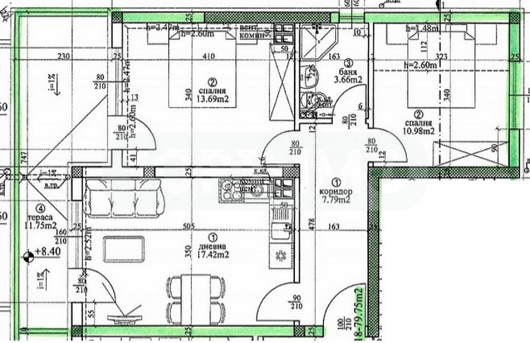 Продава 3-СТАЕН, гр. Варна, Виница, снимка 6 - Апартаменти - 54075757