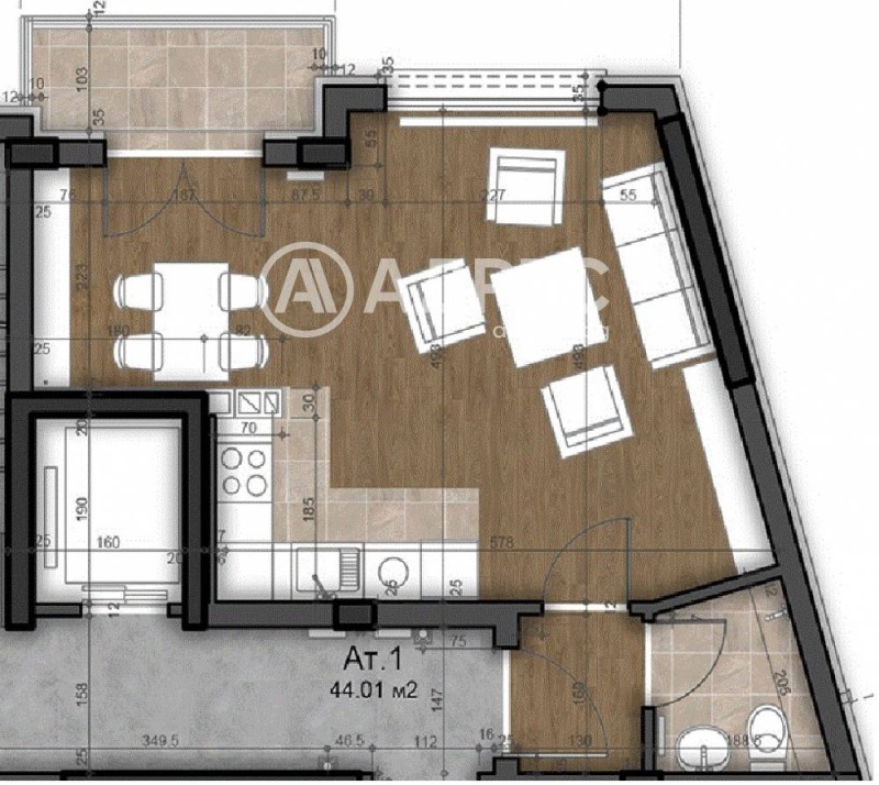 Te koop  Studio Sofia , Levski V , 55 m² | 25560456