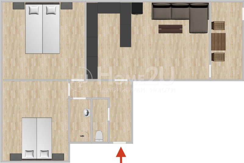 À venda  2 quartos Varna , m-t Dolna Traka , 100 m² | 51936971 - imagem [16]