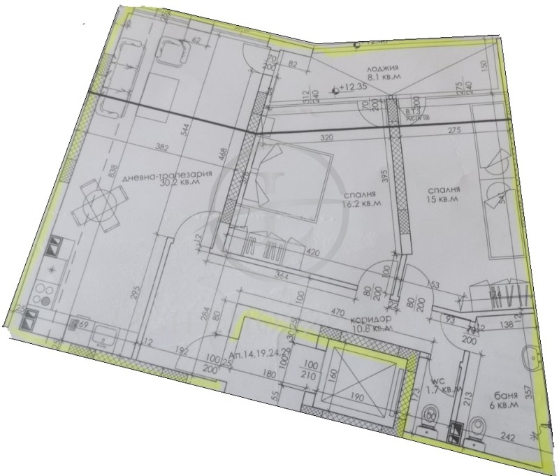 À venda  2 quartos Plovdiv , Sadiiski , 121 m² | 48482145