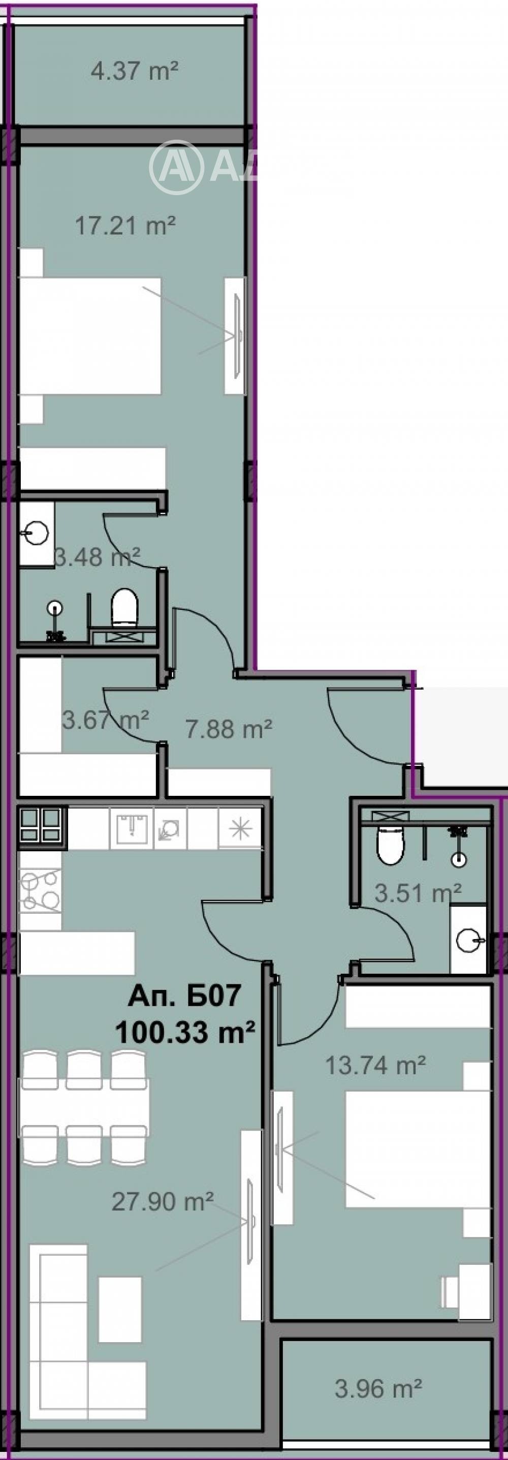 Продава 3-СТАЕН, гр. София, Свобода, снимка 2 - Апартаменти - 53976369