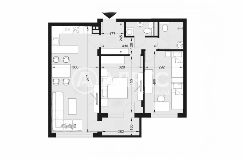 Продава 3-СТАЕН, гр. София, Овча купел, снимка 2 - Апартаменти - 53424839