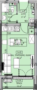 Продава  1-стаен град София , Малинова долина , 42 кв.м | 30441001 - изображение [4]