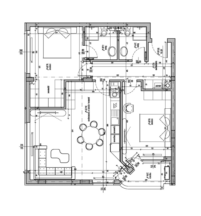 Til salgs  2 soverom Sofia , Studentski grad , 121 kvm | 70245806 - bilde [2]