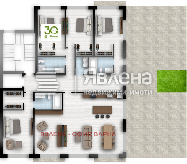 Myytävänä  3+ makuuhuone Varna , k.k. Sv.Sv. Konstantin i Elena , 272 neliömetriä | 84733994 - kuva [2]