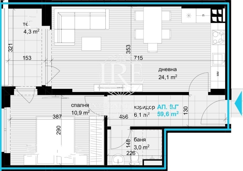 Продава 2-СТАЕН, гр. Варна, Аспарухово, снимка 2 - Апартаменти - 52302063