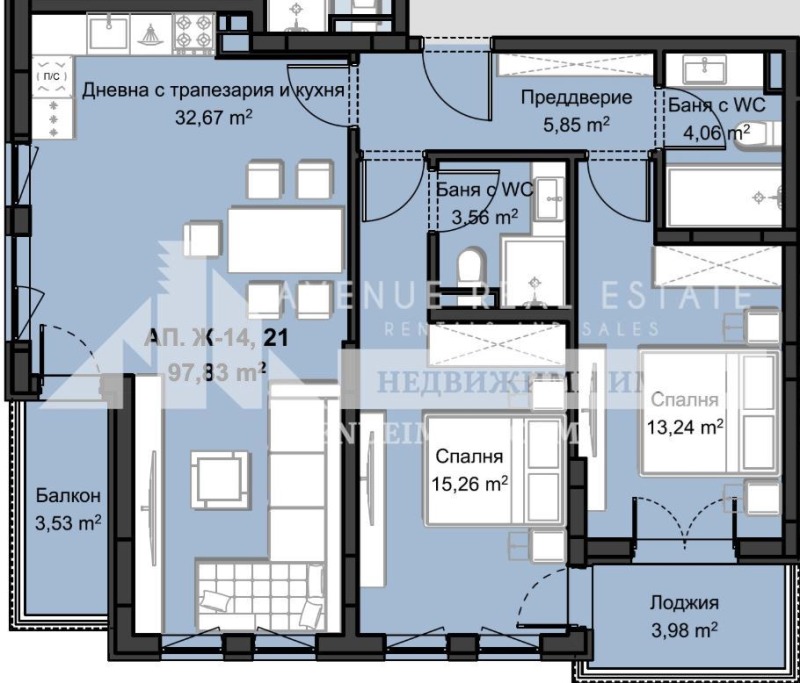 Zu verkaufen  2 Schlafzimmer Plowdiw , Zapaden , 125 qm | 51070383