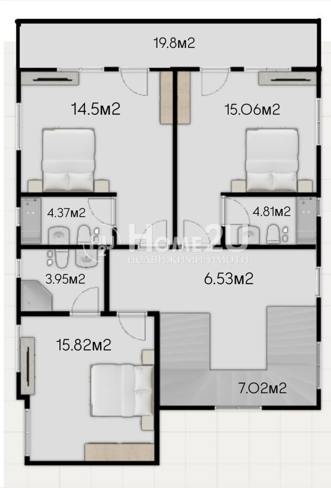 Продава КЪЩА, гр. Черноморец, област Бургас, снимка 13 - Къщи - 53497132