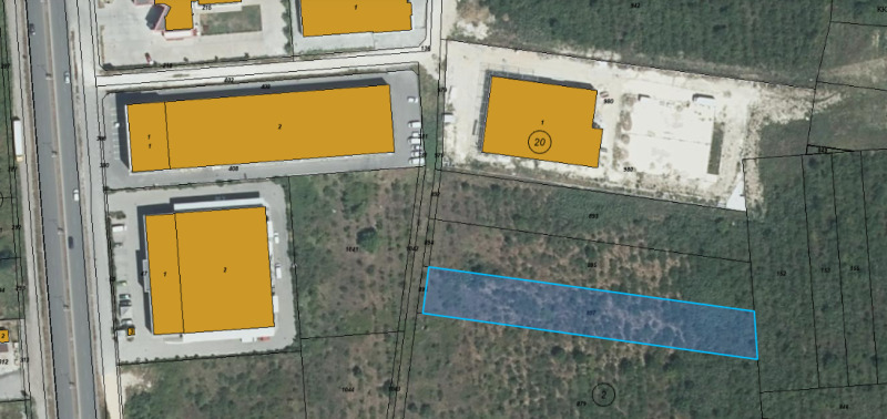 Продава  Парцел, град Пловдив, Индустриална зона - Юг •  175 000 EUR • ID 73751917 — holmes.bg - [1] 