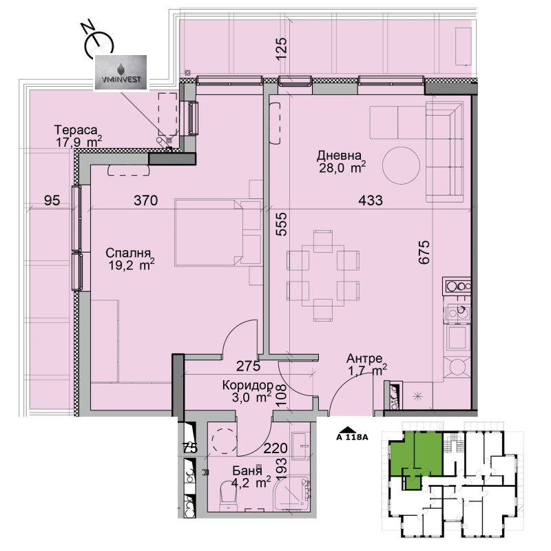 Zu verkaufen  1 Schlafzimmer Sofia , Moderno predgradie , 103 qm | 92259178 - Bild [4]