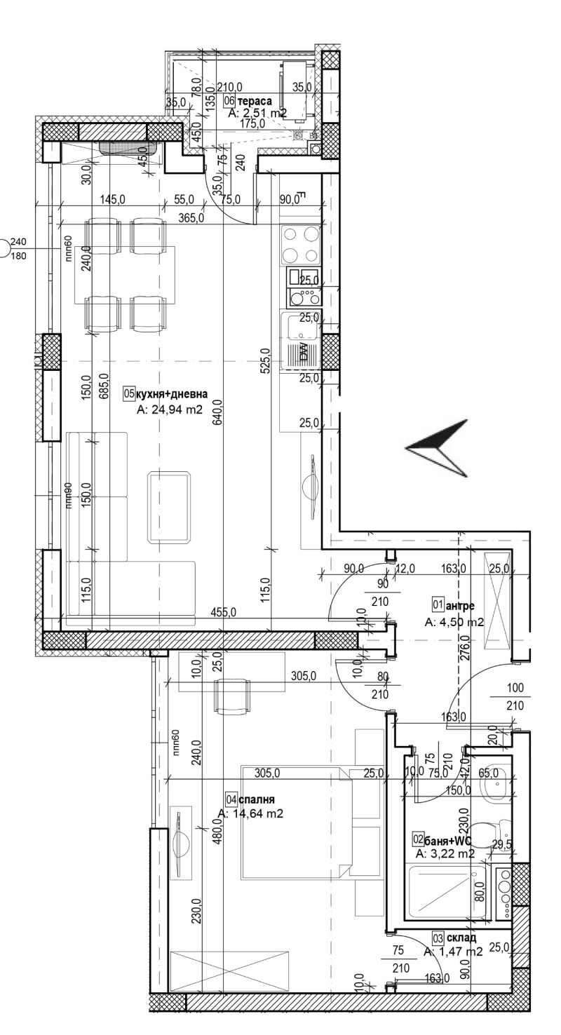 Продава  2-стаен град София , Мусагеница , 75 кв.м | 69286076 - изображение [3]