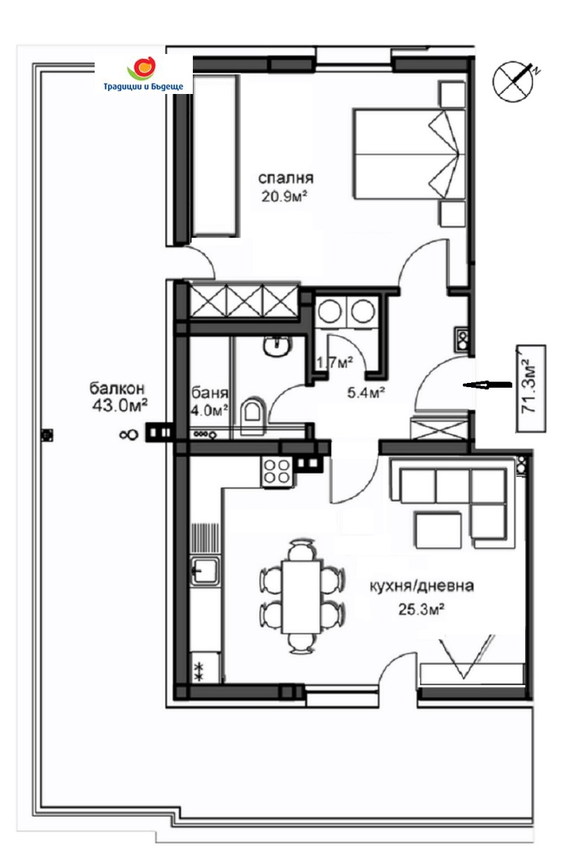 Продава 2-СТАЕН, гр. София, Красно село, снимка 7 - Aпартаменти - 47063909