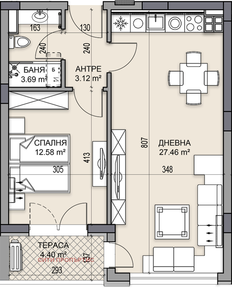 Na prodej  1 ložnice Plovdiv , Gagarin , 71 m2 | 55018561 - obraz [7]