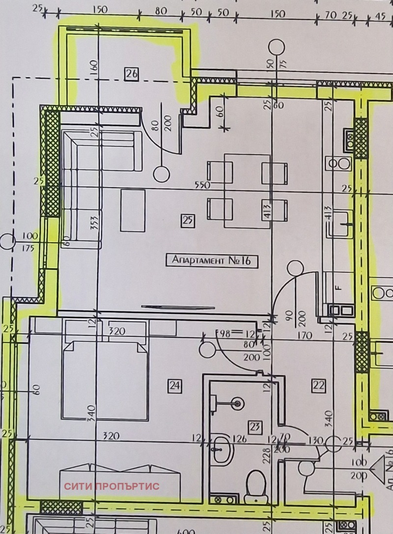Продаја  1 спаваћа соба Благоевград , Освобождение , 59 м2 | 80789702 - слика [2]