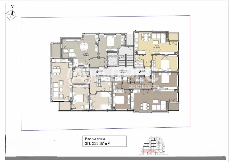 En venta  1 dormitorio Sofia , Levski , 74 metros cuadrados | 13745319 - imagen [7]
