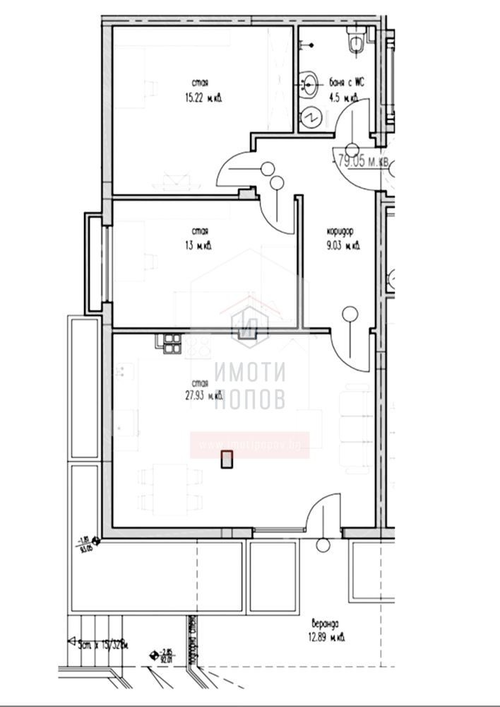 Продаја  2 спаваће собе Варна , м-т Горна Трака , 87 м2 | 91317259