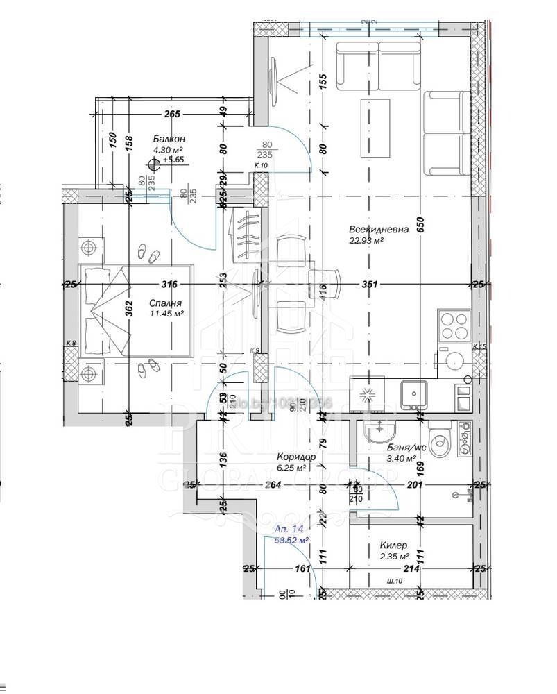 Продава 2-СТАЕН, гр. Варна, Кайсиева градина, снимка 6 - Апартаменти - 54218106