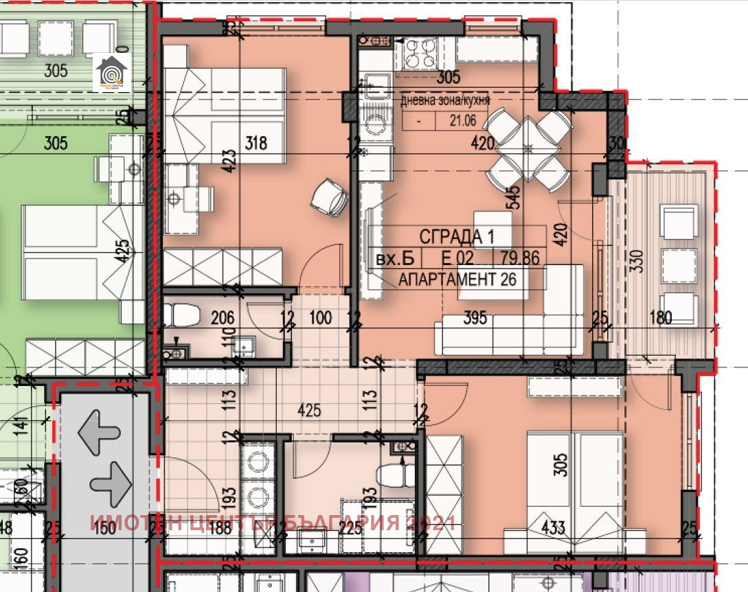Продава 3-СТАЕН, гр. София, Малинова долина, снимка 2 - Апартаменти - 54516750