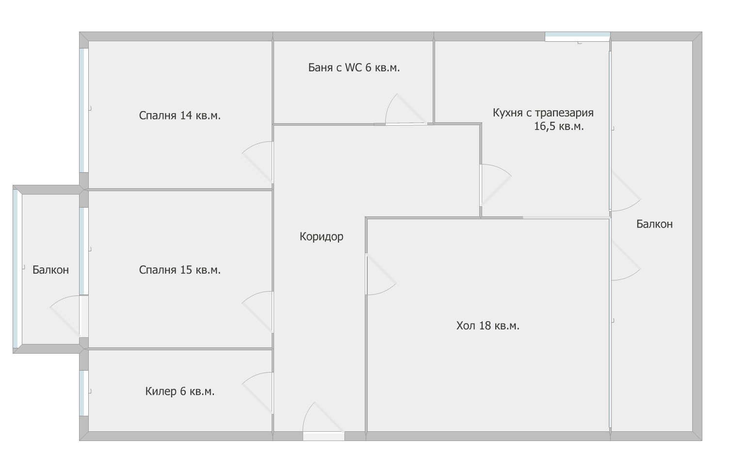Продава 3-СТАЕН, гр. Варна, Лятно кино Тракия, снимка 8 - Апартаменти - 55294447