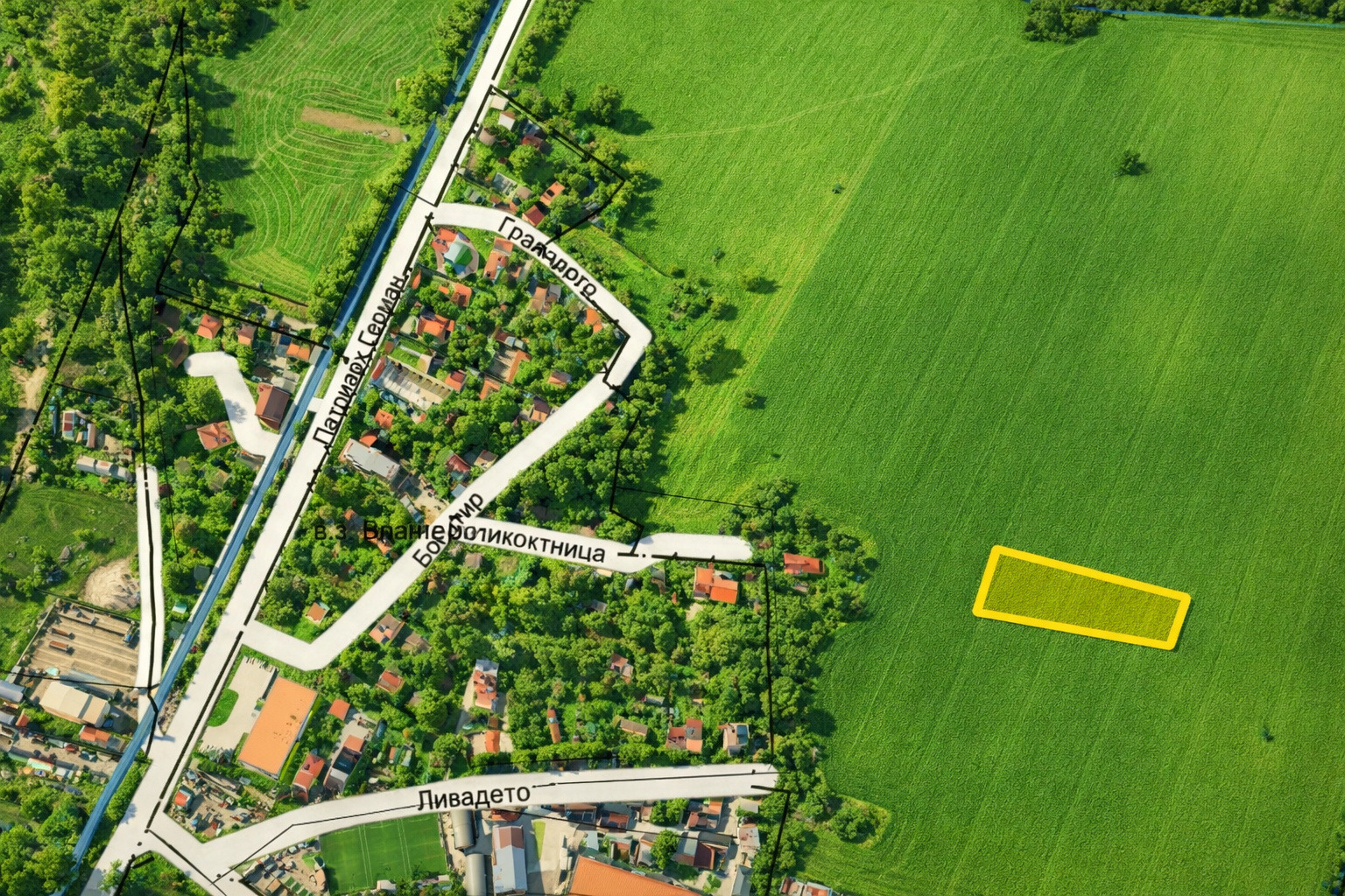 Продава ПАРЦЕЛ, гр. София, с. Герман, снимка 2 - Парцели - 55601299