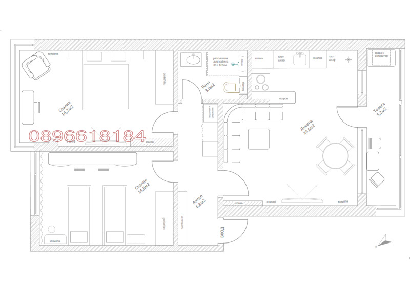 Продава 3-СТАЕН в град Бургас, Център - 79 кв.м / 276 000 € » 539 809.08 лв.