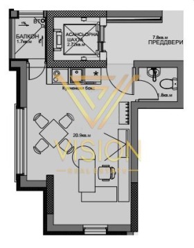 Продава офис град София Бъкстон - [1] 