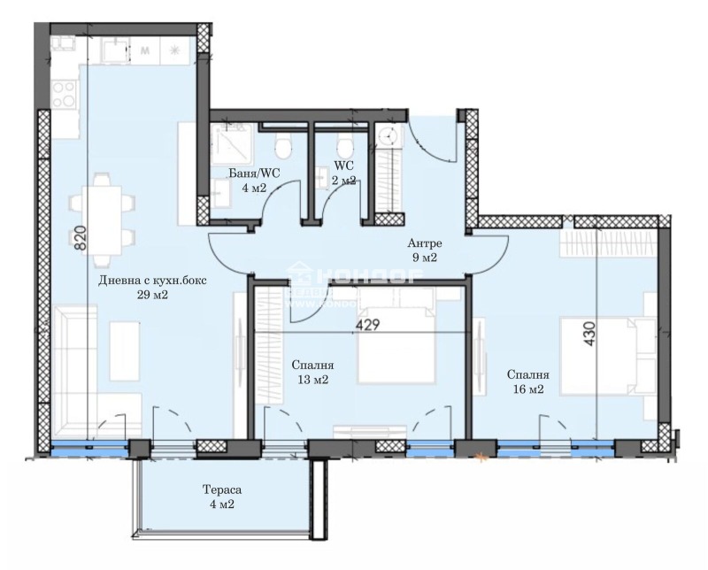 Продава 3-СТАЕН, гр. Пловдив, Тракия, снимка 1 - Aпартаменти - 48255188