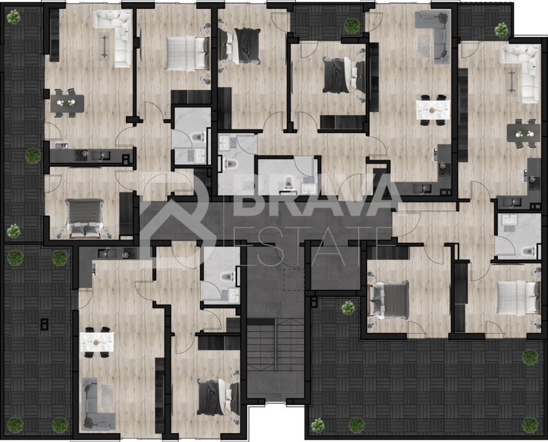Продаја  2 спаваће собе Пловдив , Коматевско шосе , 135 м2 | 71277708 - слика [3]