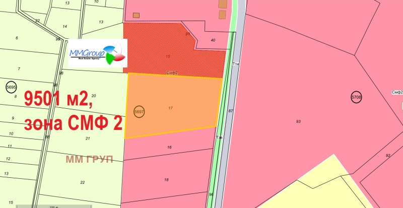 Продава ПАРЦЕЛ в град София, с. Негован - 9501 кв.м / 665 070 € » 1 300 763.86 лв., ММ ГРУП