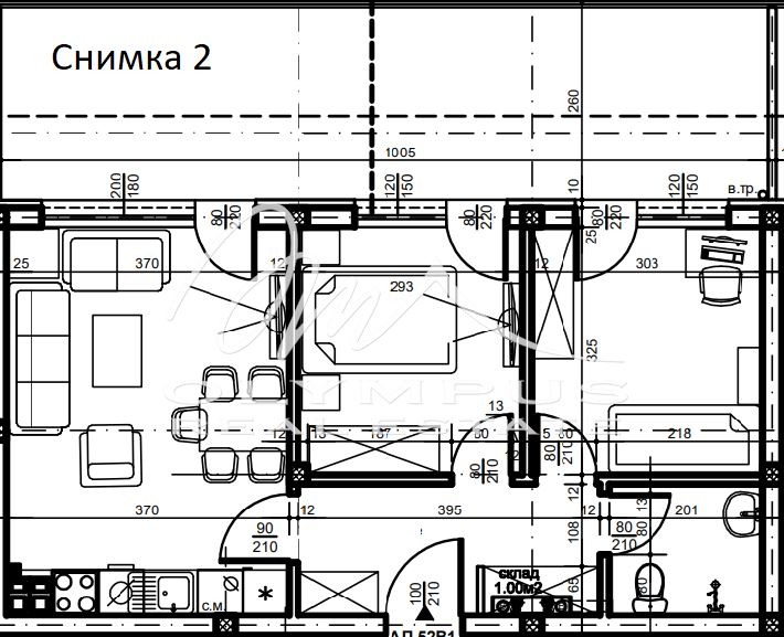 Продава 2-СТАЕН, гр. Пловдив, Южен, снимка 2 - Aпартаменти - 48368069