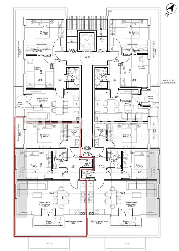 Te koop  2 slaapkamers Varna , k.k. Sv.Sv. Konstantin i Elena , 91 m² | 63516381 - afbeelding [3]