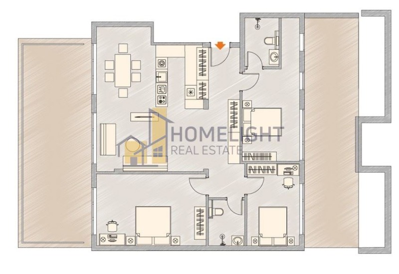 Zu verkaufen  3 Schlafzimmer Sofia , Malinowa dolina , 225 qm | 19142439 - Bild [13]