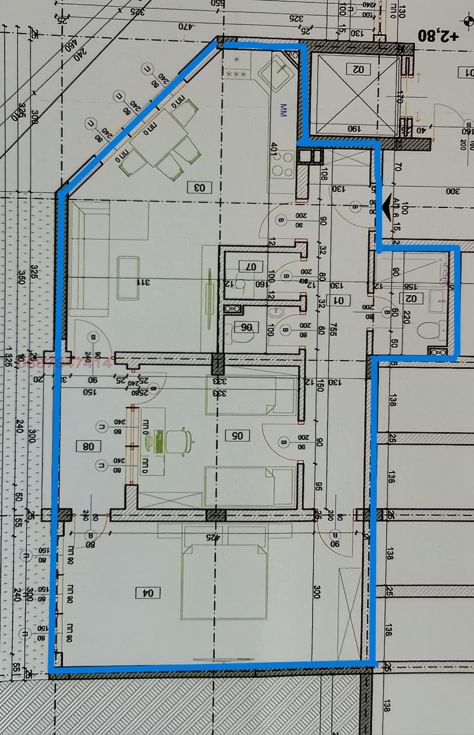 Продава 2-СТАЕН, гр. Благоевград, Освобождение, снимка 2 - Апартаменти - 53988699