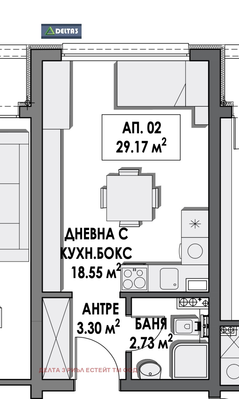 Продава  1-стаен град София , Студентски град , 36 кв.м | 39426886 - изображение [2]