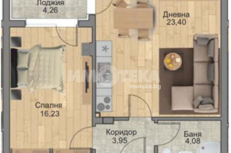 Продава 2-СТАЕН, гр. София, Княжево, снимка 6 - Апартаменти - 52544710