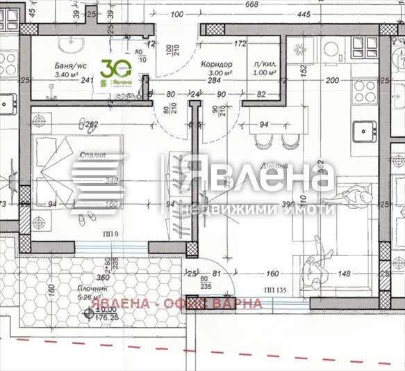 Продава 2-СТАЕН, гр. Варна, м-т Пчелина, снимка 2 - Апартаменти - 56332211