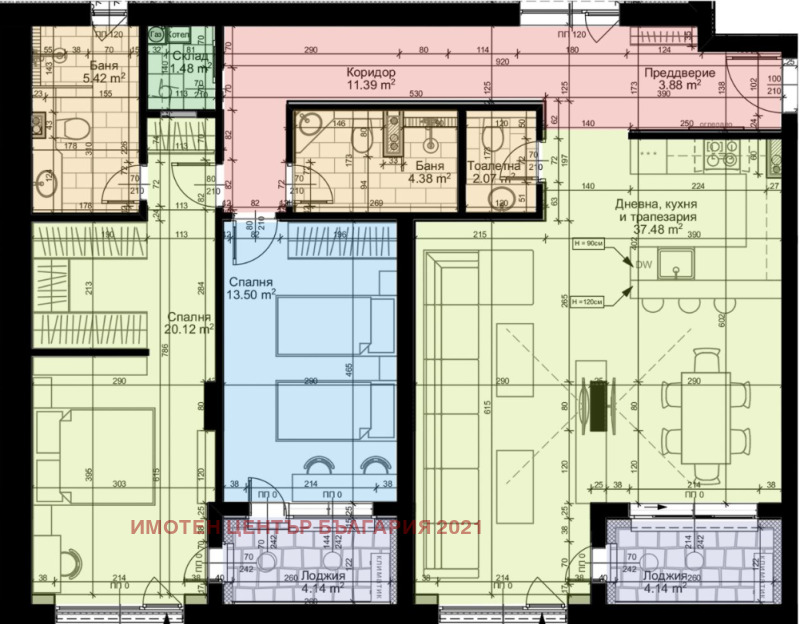 Продава 3-СТАЕН, гр. София, Витоша, снимка 3 - Aпартаменти - 48890915