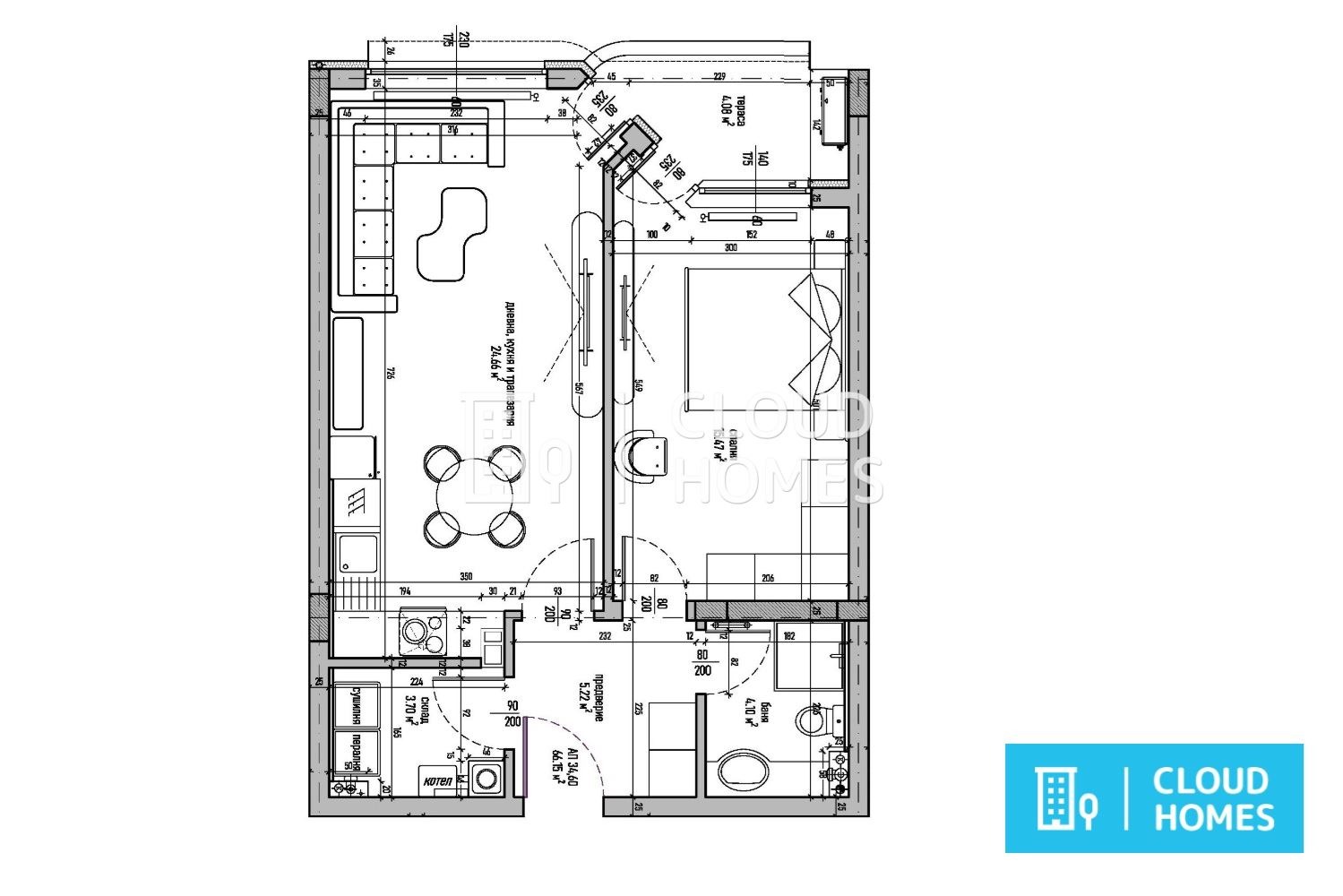 Продава 2-СТАЕН, гр. София, Малинова долина, снимка 3 - Апартаменти - 54251633