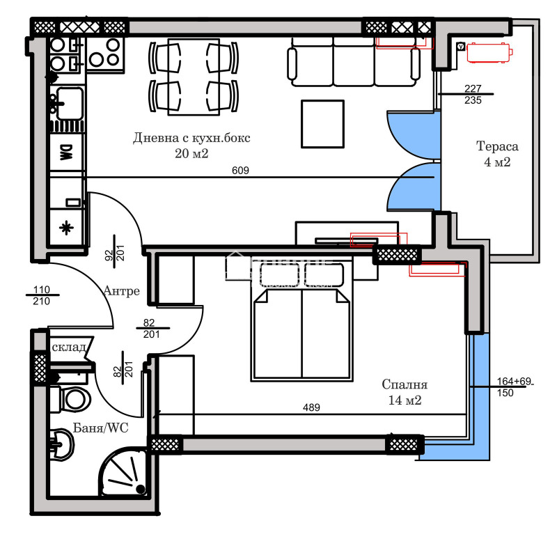 Продава 2-СТАЕН, гр. Пловдив, Христо Смирненски, снимка 4 - Aпартаменти - 47517637